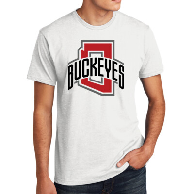 Buckeyes White Adult Unisex Tee Thumbnail