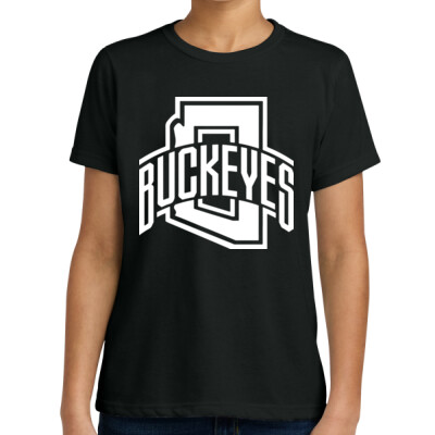 Buckeyes Black Youth Tee Thumbnail
