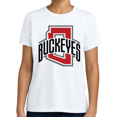 Buckeyes White Youth Tee Thumbnail