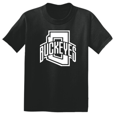 Buckeyes Black Youth Tee Thumbnail