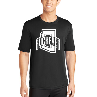 Buckeyes Black Unisex Dri-Fit Tee Thumbnail