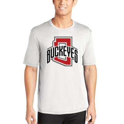 Buckeyes White Adult Unisex Dri-Fit Tee Thumbnail