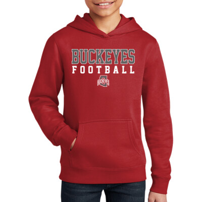 Buckeyes Football Youth Hoodie Thumbnail
