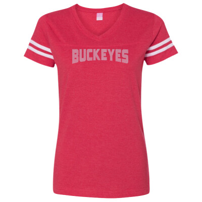 Buckeyes Women's Bling Jersey T-shirt Thumbnail