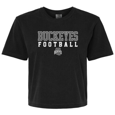 Women's Buckeyes Football Boxy Tee Thumbnail